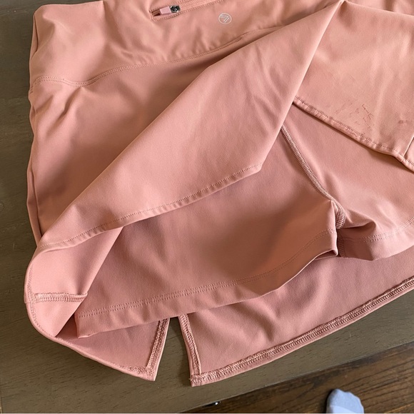 Savvi Pink Ruffle Skort – Built-In Shorts Activewear Size M - Picture 6 of 9